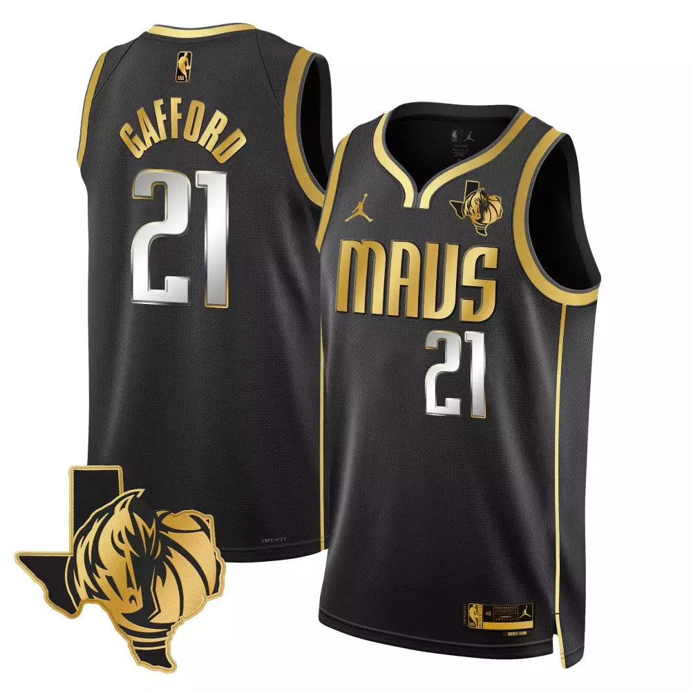 daniel gafford association mens dallas mavericks swingman jersey v2 all stitched