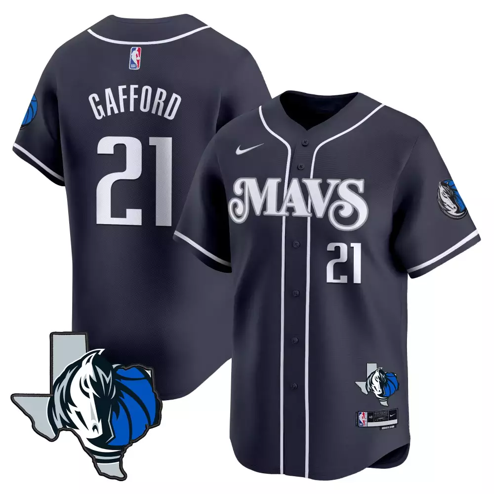 daniel gafford icon mens dallas mavericks swingman jersey texas patch all stitched