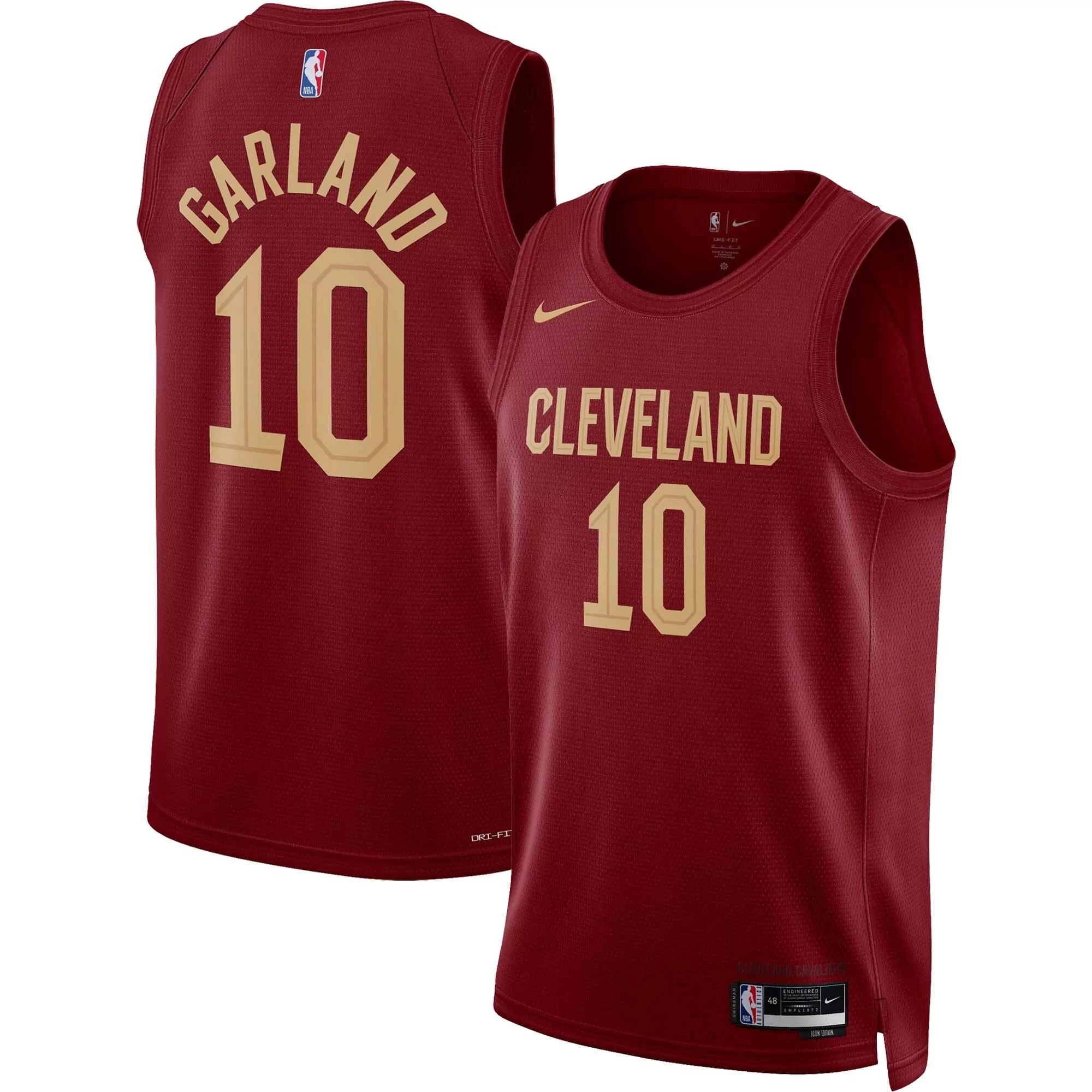 darius garland icon mens cleveland cavaliers swingman jersey all stitched