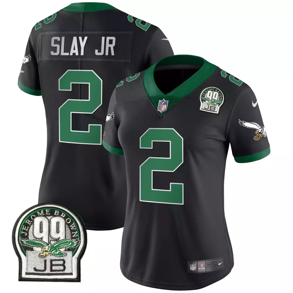 darius slay jr kelly black mens philadelphia eagles kelly green vapor elite jersey all stitched