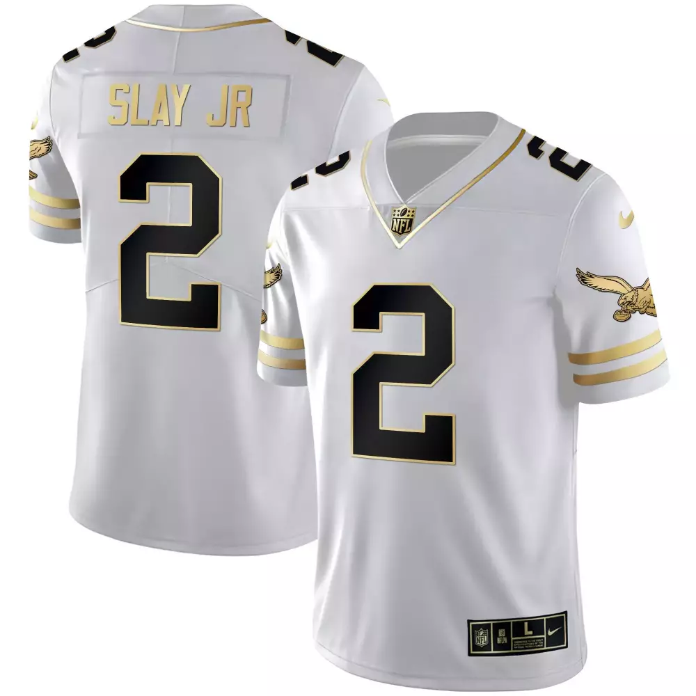 Darius Slay Jr. Men's Philadelphia Eagles Gold Kelly Vapor Throwback Jersey | All Stitched | Limited Edition Fan Gear for Men