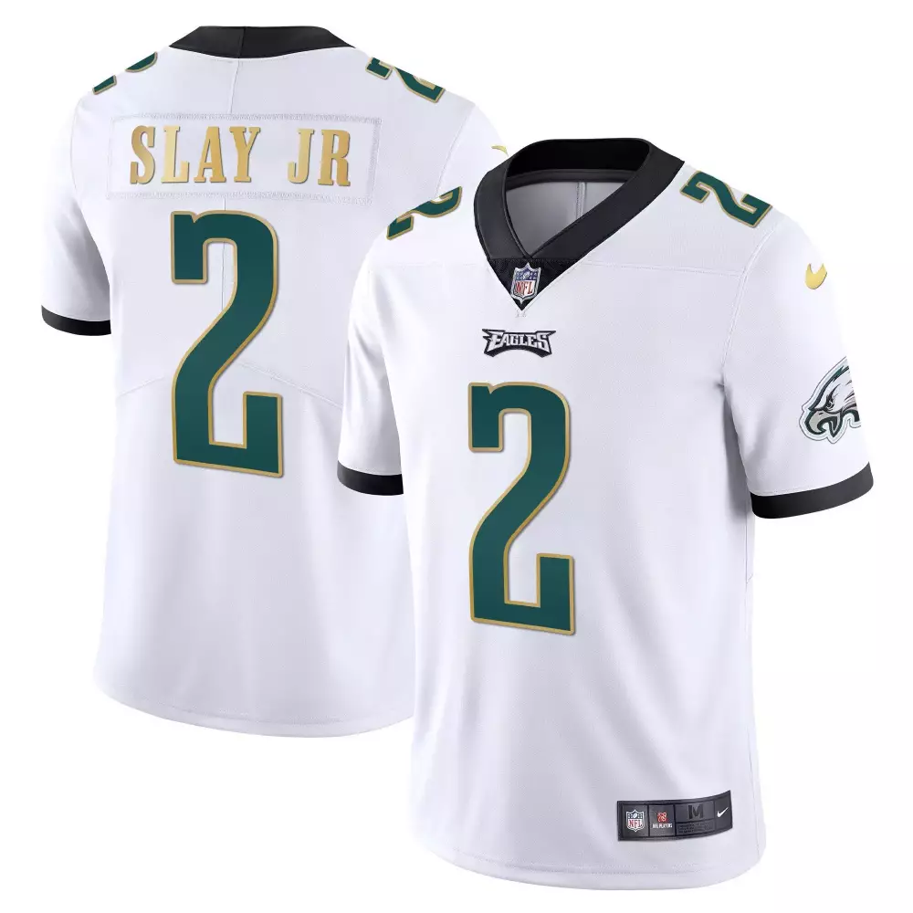Darius Slay Jr. Men's Philadelphia Eagles Gold Kelly Vapor Throwback Jersey | All Stitched | Limited Edition Fan Gear for Men