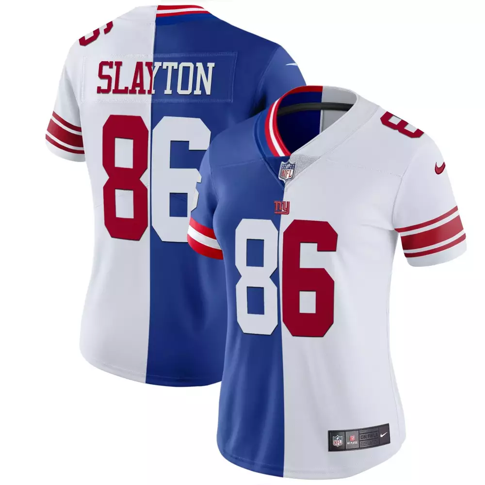 darius slayton split womens new york giants vapor gold jersey all stitched