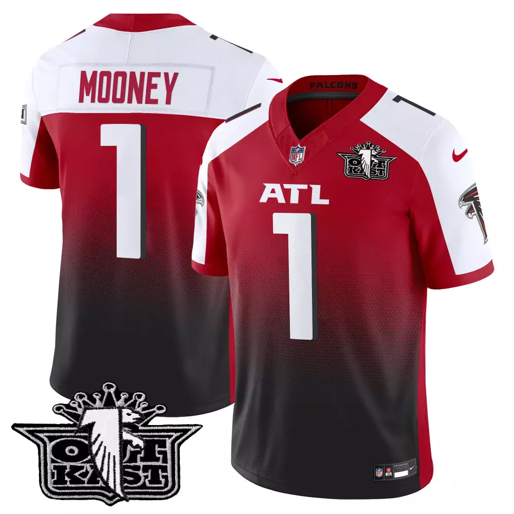 darnell mooney red alternate mens outkast x atlanta falcons 2024 vapor limited jersey v2 all stitched