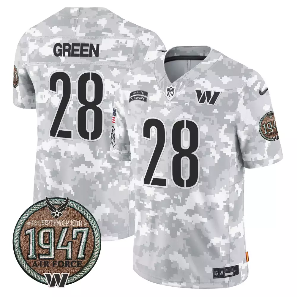 Darrell Green Air Force Men's Washington Commanders 2024 Salute to Service Jersey | Vapor Limited Edition | For Men, Women & Youth