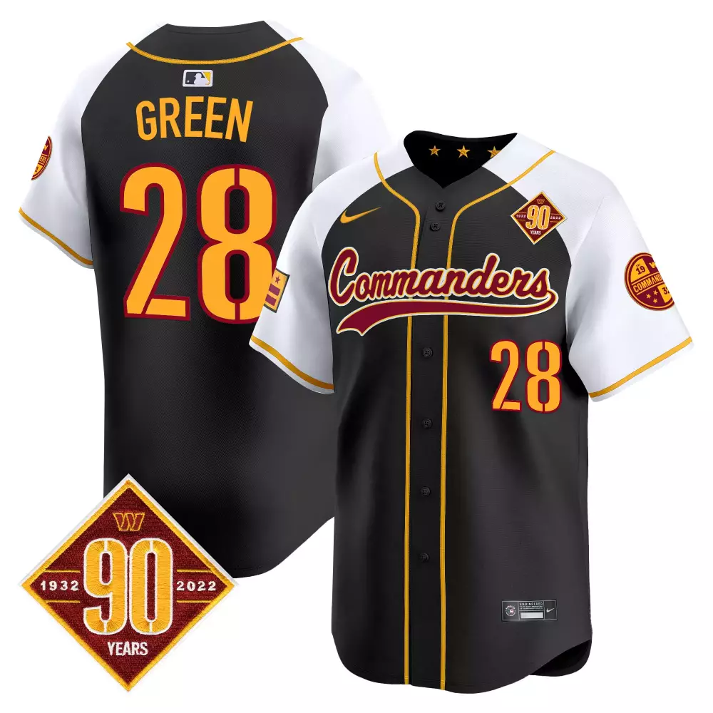 Darrell Green 90th Anniversary Black Vapor Limited Jersey V4 | Stitched Fan Gear for Men, Women & Youth