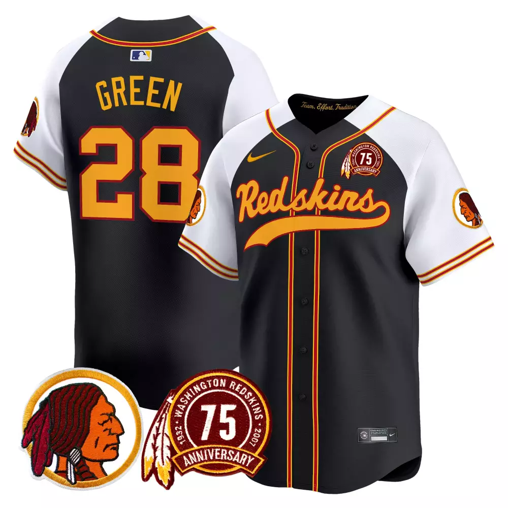 darrell green black alternate mens washington redskins 75th patch throwback vapor premier limited jersey all stitched