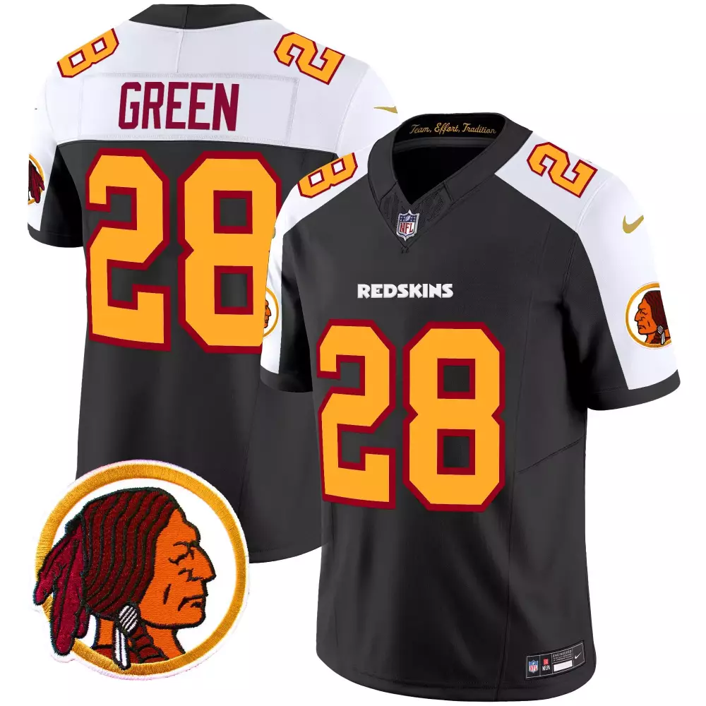 darrell green black alternate mens washington redskins throwback 75th patch vapor limited jersey all stitched