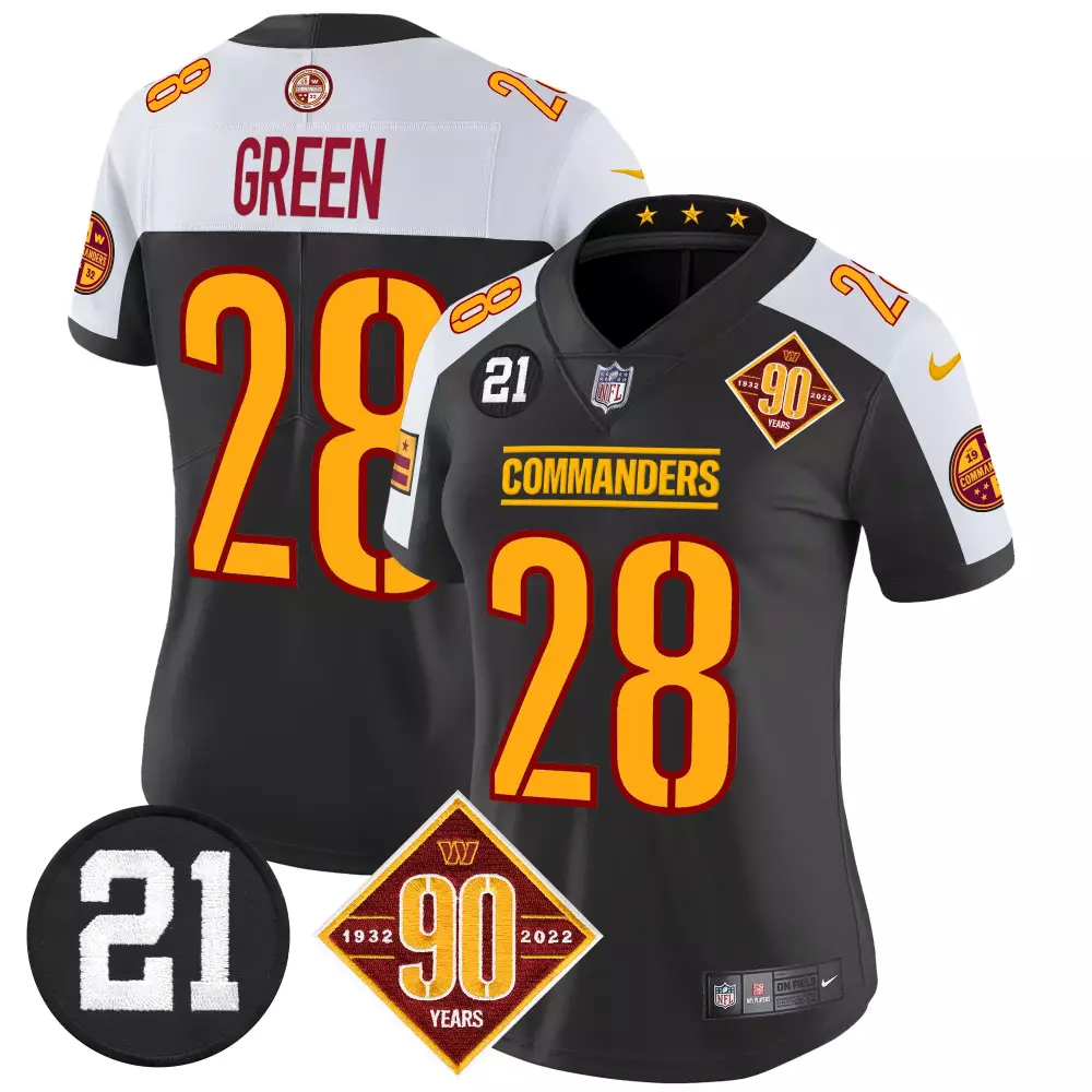 Darrell Green 90th Anniversary Black Vapor Limited Jersey V4 | Stitched Fan Gear for Men, Women & Youth