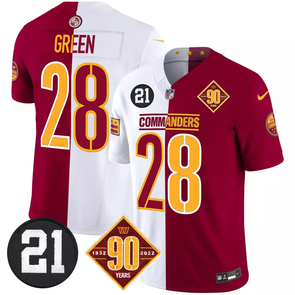 Darrell Green Washington Commanders 90th Anniversary Sean Taylor Patch Vapor Limited Jersey | Burgundy | For Men | For Men, Women & Youth