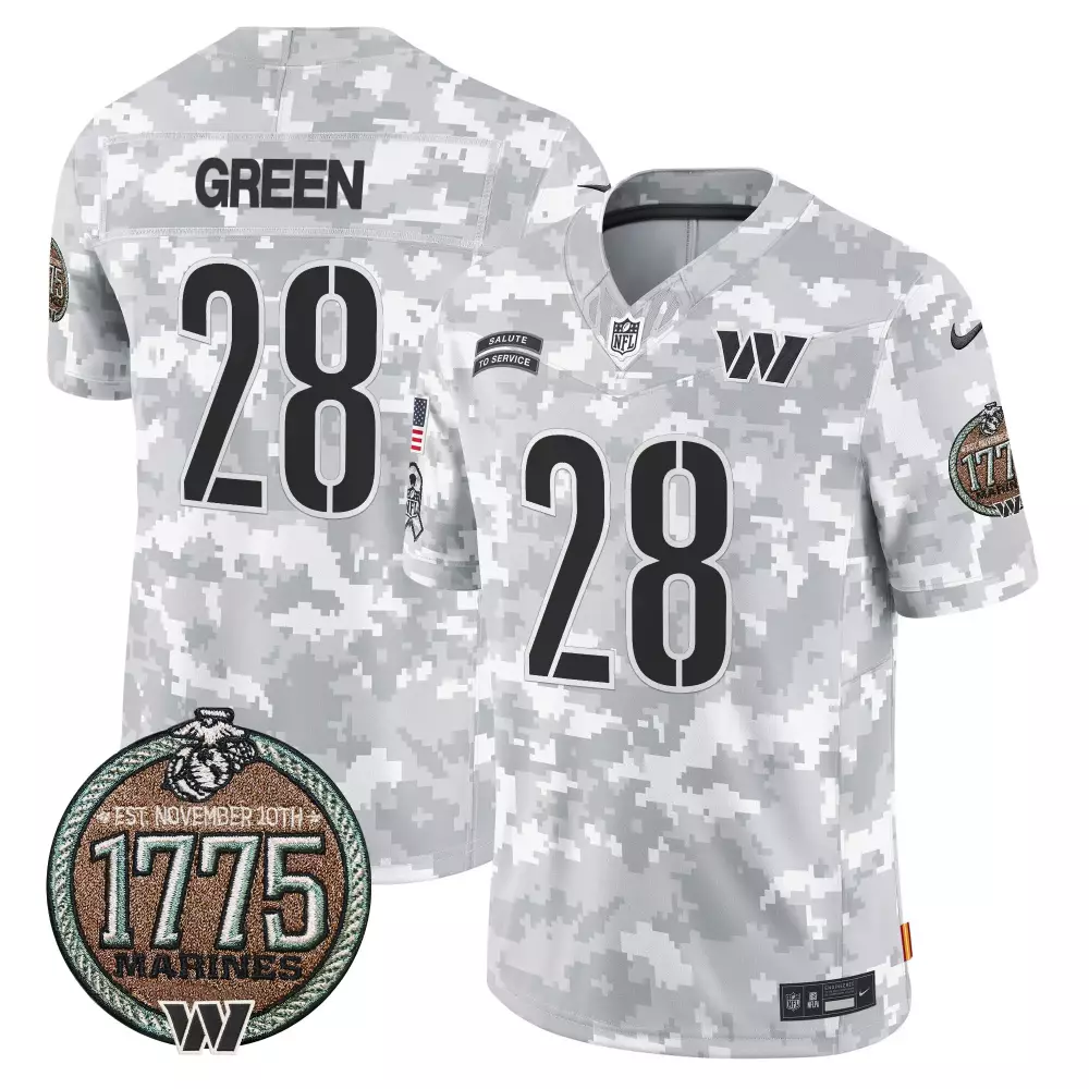 Darrell Green Washington Commanders 2024 Salute to Service Marines Jersey | Vapor Limited Edition with Establishment Year Patch | For Men | For Men, Women & Youth