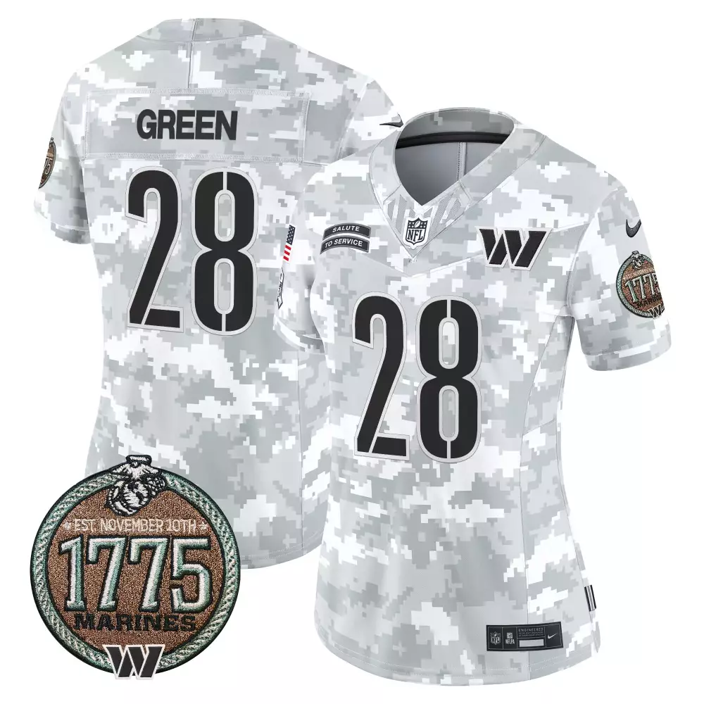 Darrell Green Washington Commanders 2024 Salute to Service Marines Jersey | Vapor Limited Edition with Establishment Year Patch | For Men | For Men, Women & Youth