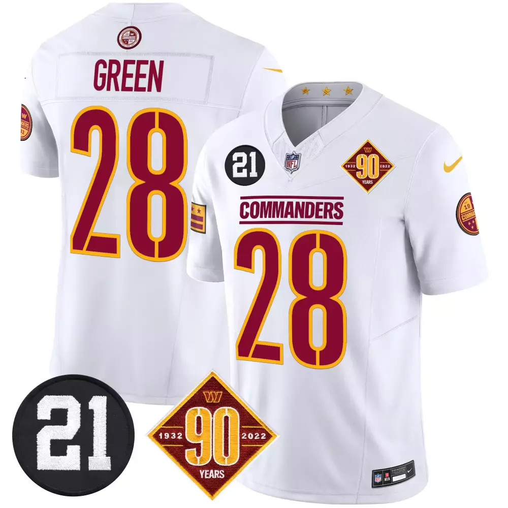 Darrell Green Washington Commanders 90th Anniversary Sean Taylor Patch Vapor Limited Jersey | Burgundy | For Men | For Men, Women & Youth