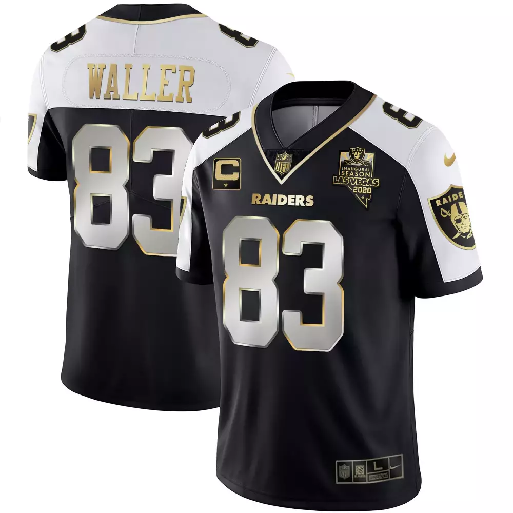 Darren Waller 83 Women's Black Jersey | Las Vegas Raiders All Stitched Vapor Style 2020 | For Women