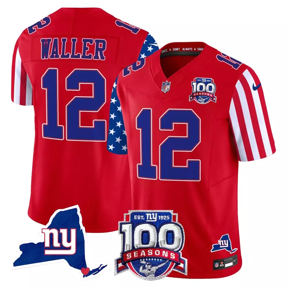 Darren Waller Red Men's American Style Vapor Jersey | Stitched Limited Edition for New York Giants | For Men, Women & Youth