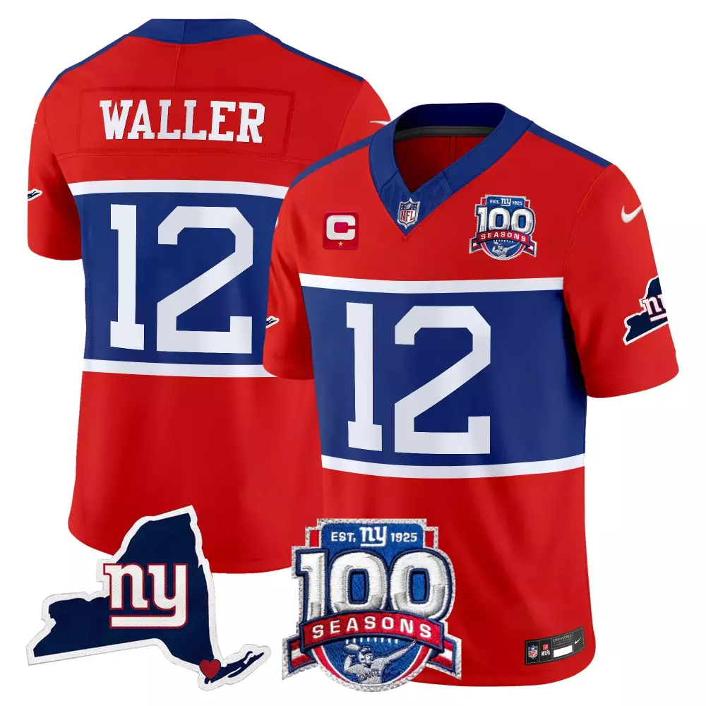 Darren Waller Red Men's American Style Vapor Jersey | Stitched Limited Edition for New York Giants | For Men, Women & Youth