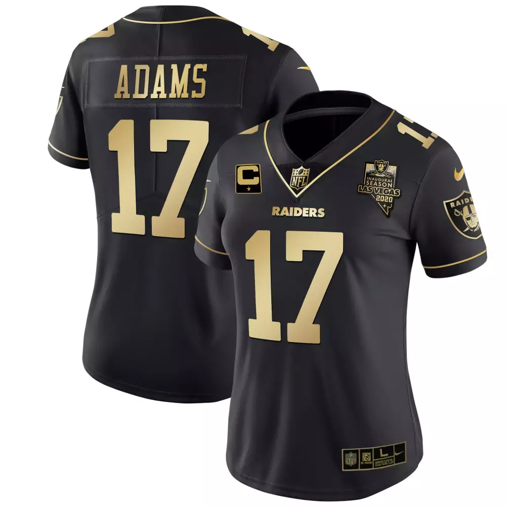 Davante Adams Gray Men's Raiders Nevada Silver State Patch Vapor Jersey | Stitched | Limited Edition Fan Gear | For Men, Women & Youth