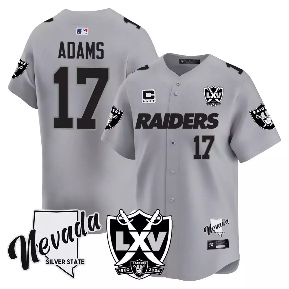Davante Adams Las Vegas Raiders Silver Limited Women's Vapor Gold Jersey | Stitched Fan Gear | For Women, Men & Youth