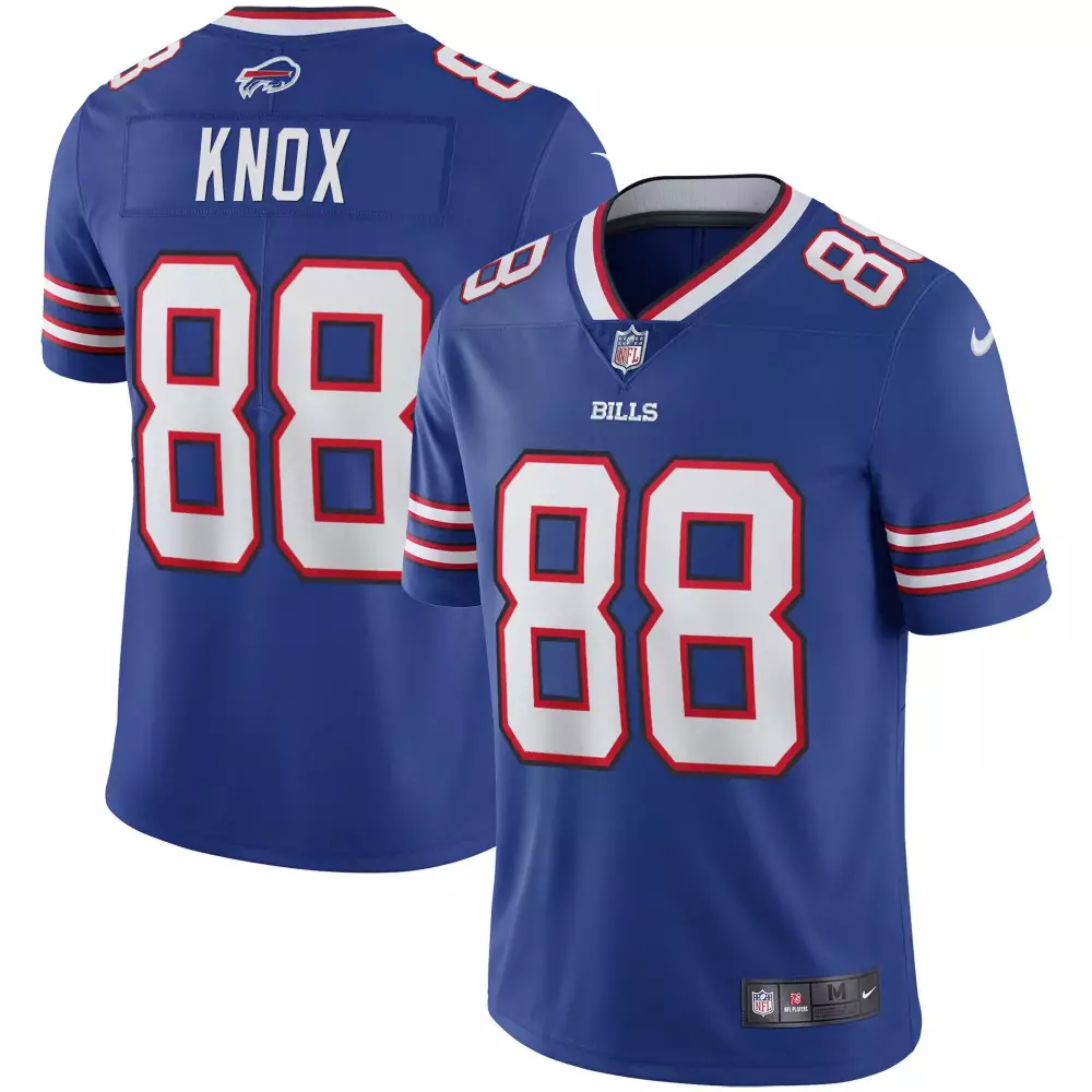 Dawson Knox Split Jersey | Royal Red Men's Buffalo Bills | White Gold Black Gold | All Stitched | For Men, Women & Youth