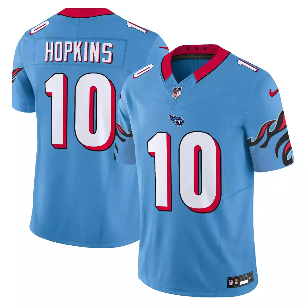 deandre hopkins light blue mens tennessee titans special vapor limited jersey all stitched