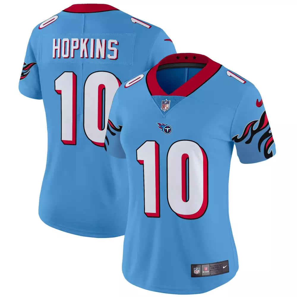 deandre hopkins light blue mens tennessee titans special vapor limited jersey all stitched