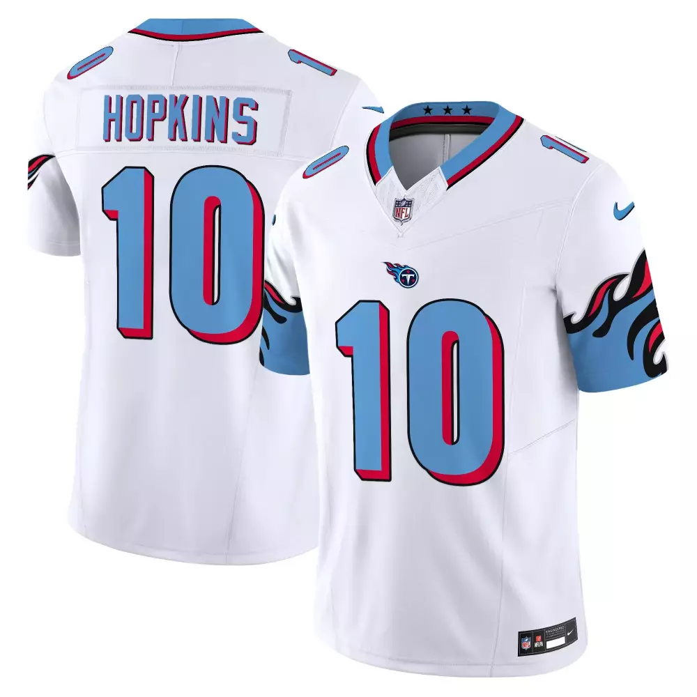 deandre hopkins light blue mens tennessee titans special vapor limited jersey all stitched