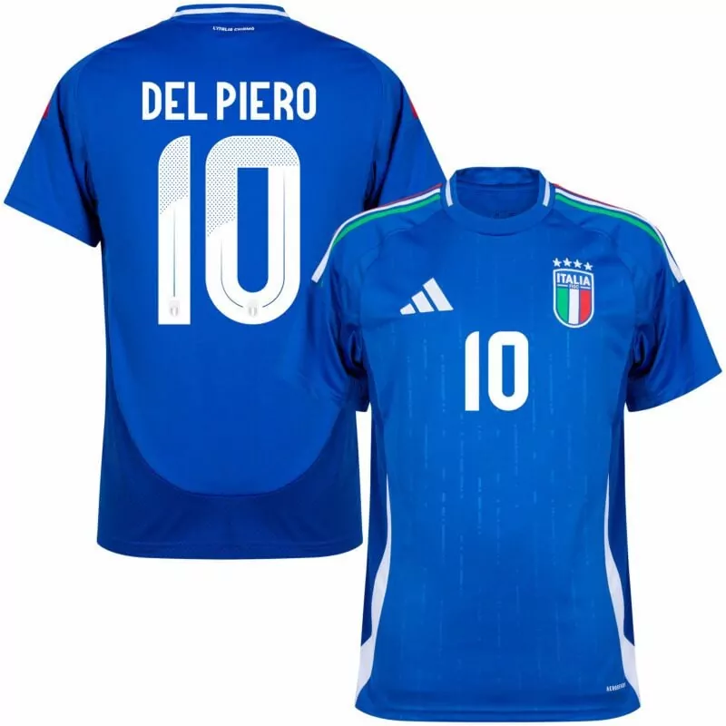 del piero home mens italy 2024 stadium homeaway soccer jersey