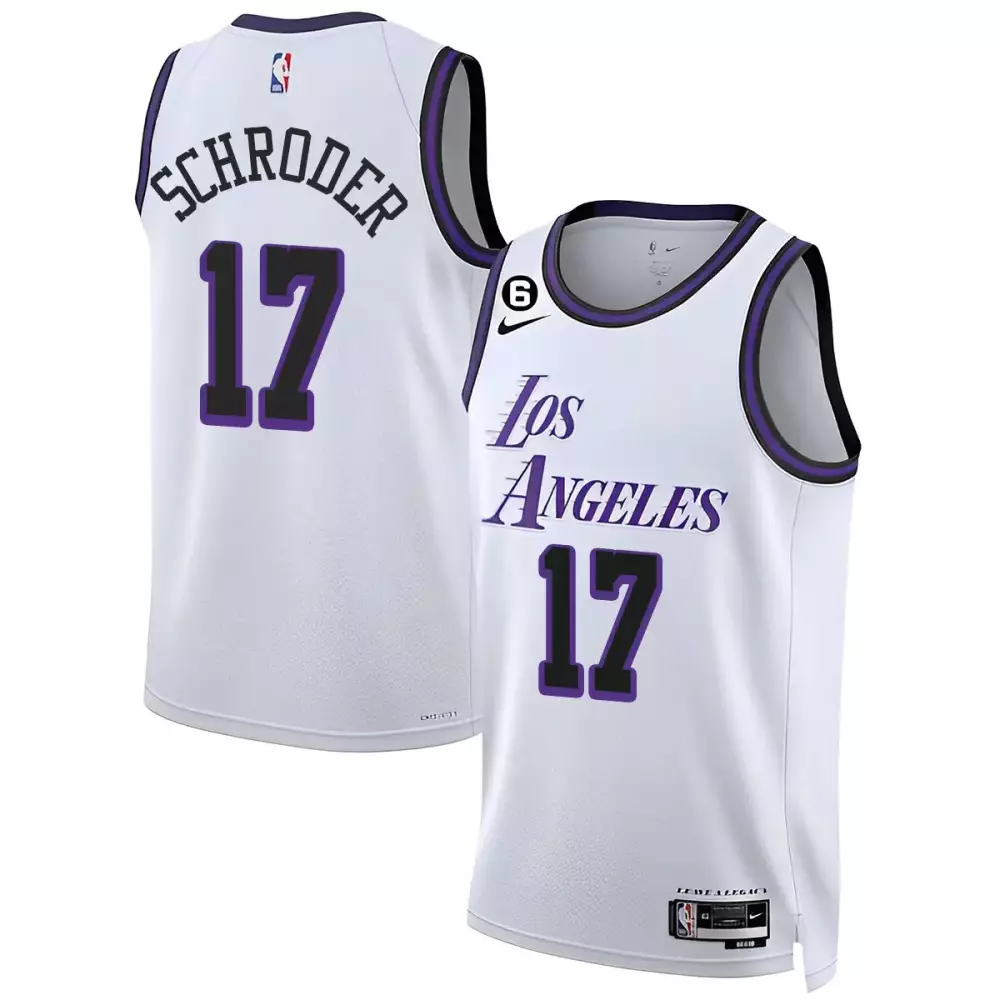dennis schroder association mens los angeles lakers 2023 jersey collection all stitched