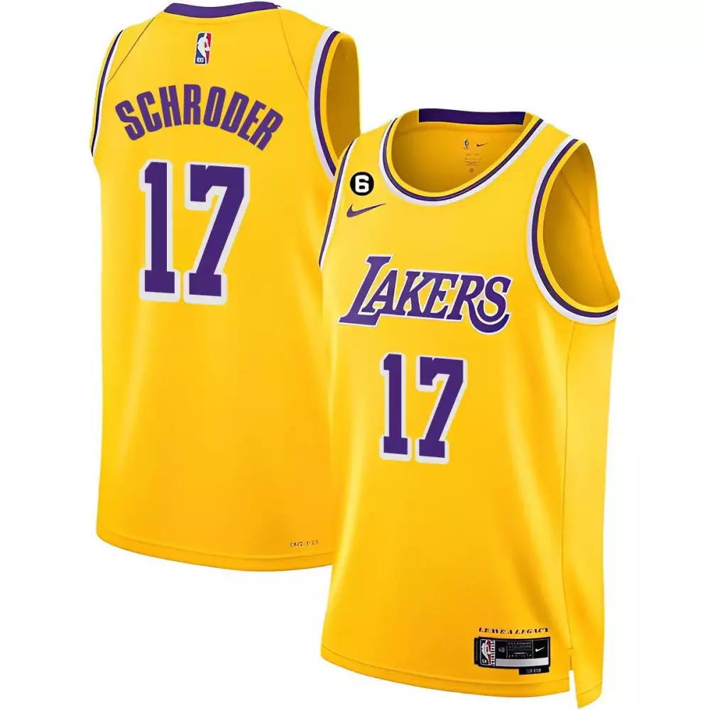dennis schroder association mens los angeles lakers 2023 jersey collection all stitched