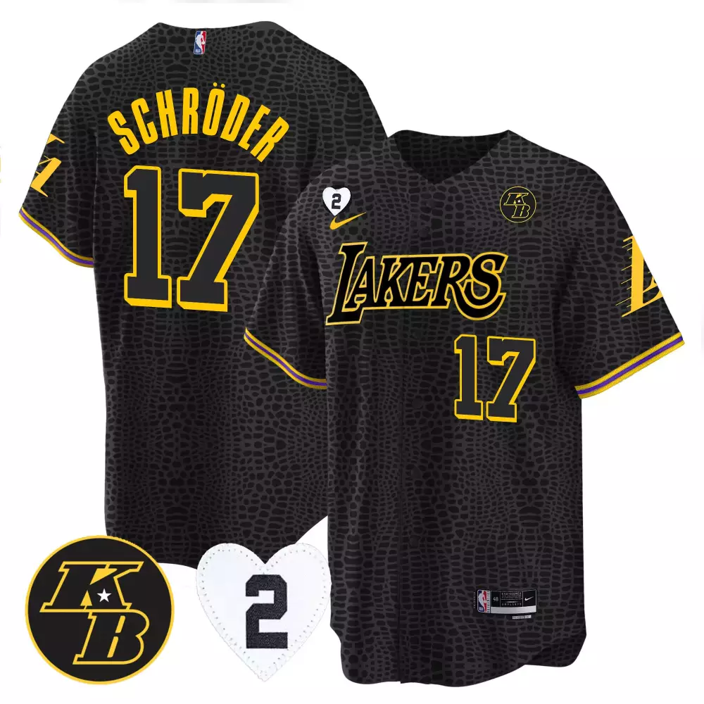 dennis schroder kobe gigi mens los angeles lakers 2023 jersey collection all stitched