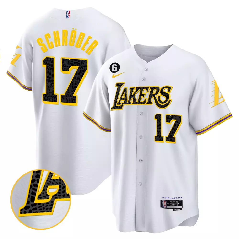 dennis schroder purple mens los angeles lakers 2023 jersey collection all stitched