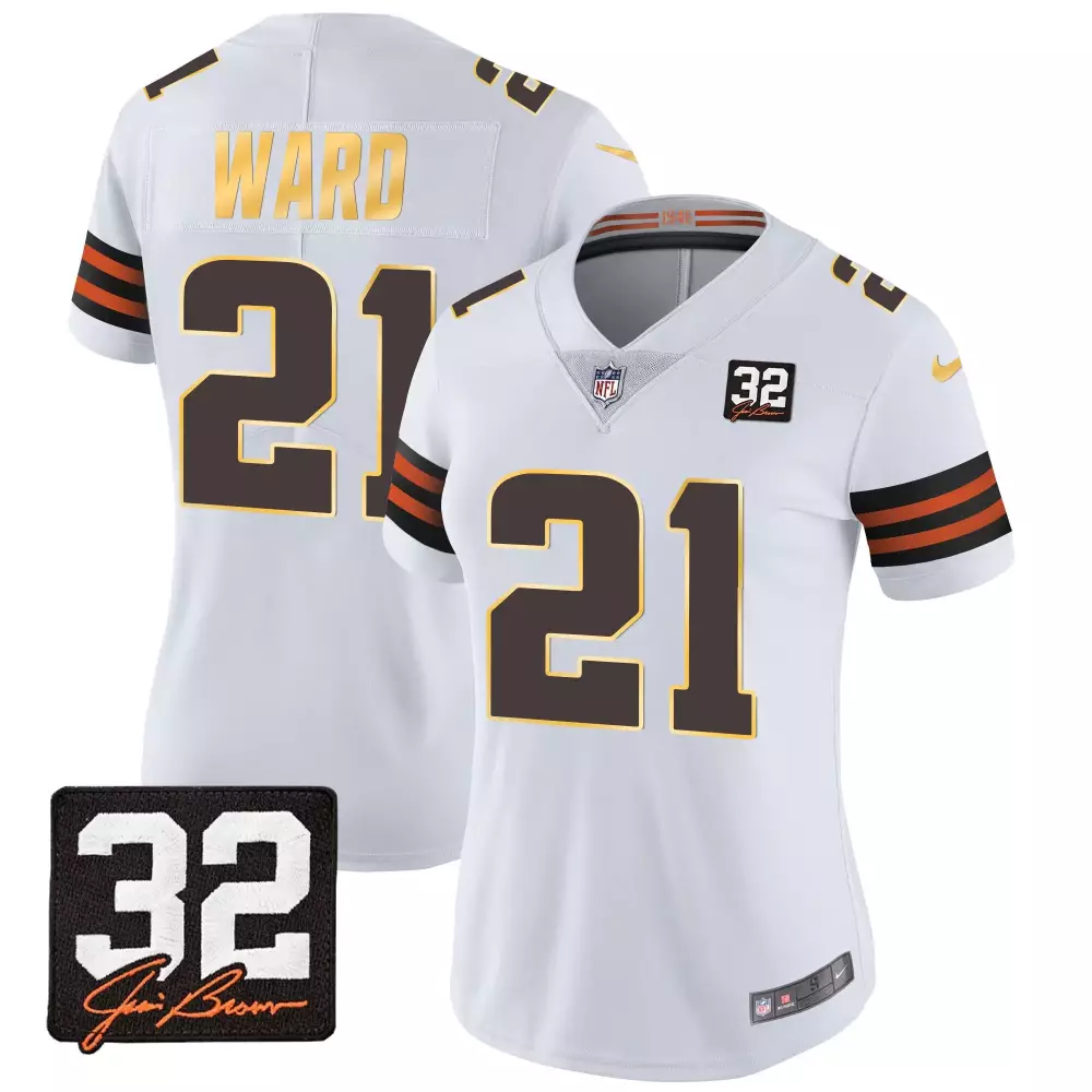 Deshaun Watson 1946 White Men's Cleveland Browns Jersey | Stitched 75th Anniversary Fan Gear | For Men, Women & Youth