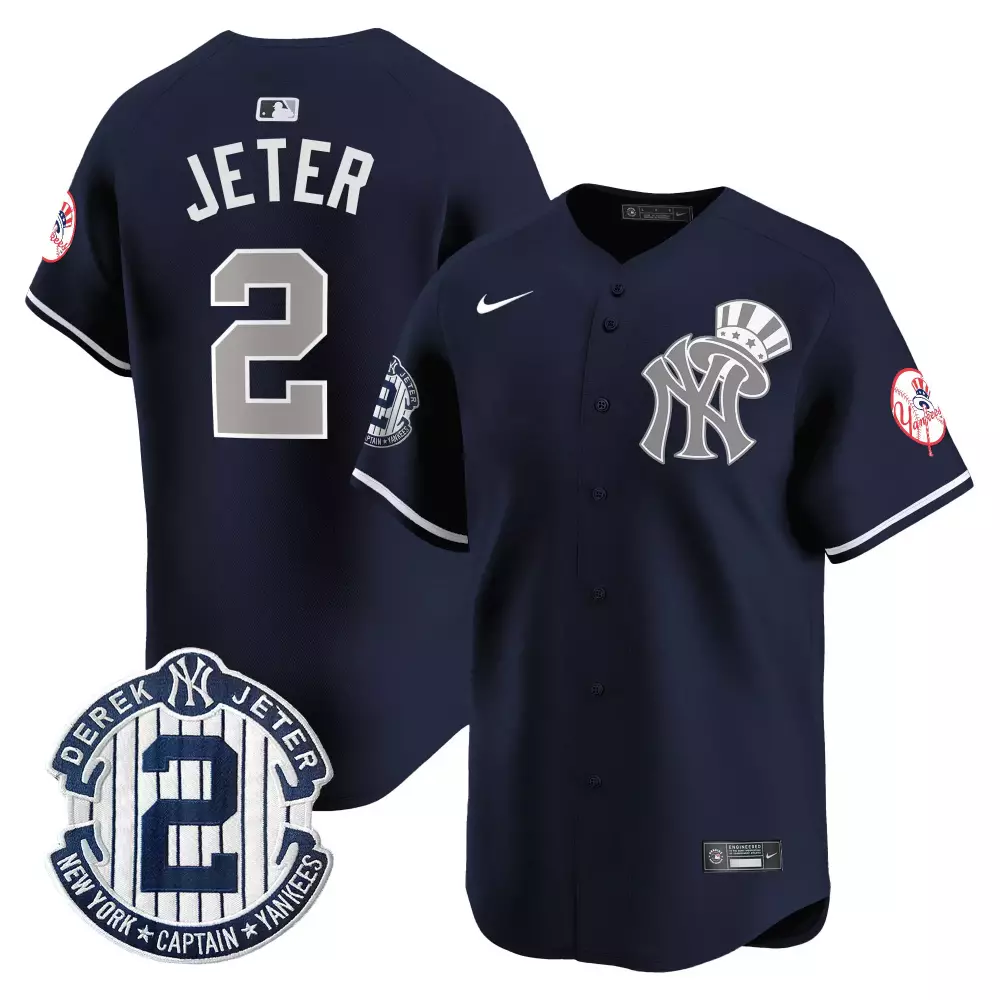 Derek Jeter Yankees Tupac Shakur Jersey | Vapor Premier Limited Edition | For Men, Women & Youth