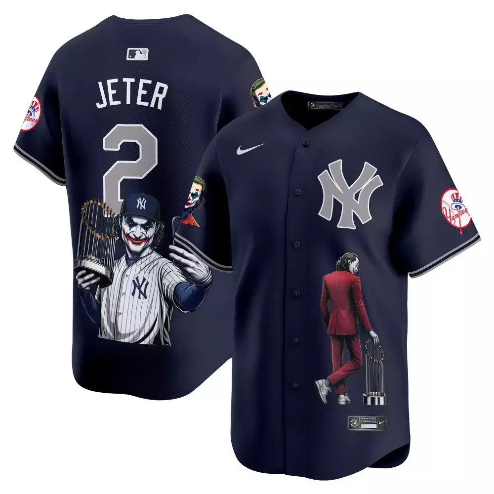 Derek Jeter Yankees Jay-Z Vapor Premier Jersey | White Alternate Stitched Limited Edition | Fan Gear for Men, Women & Youth
