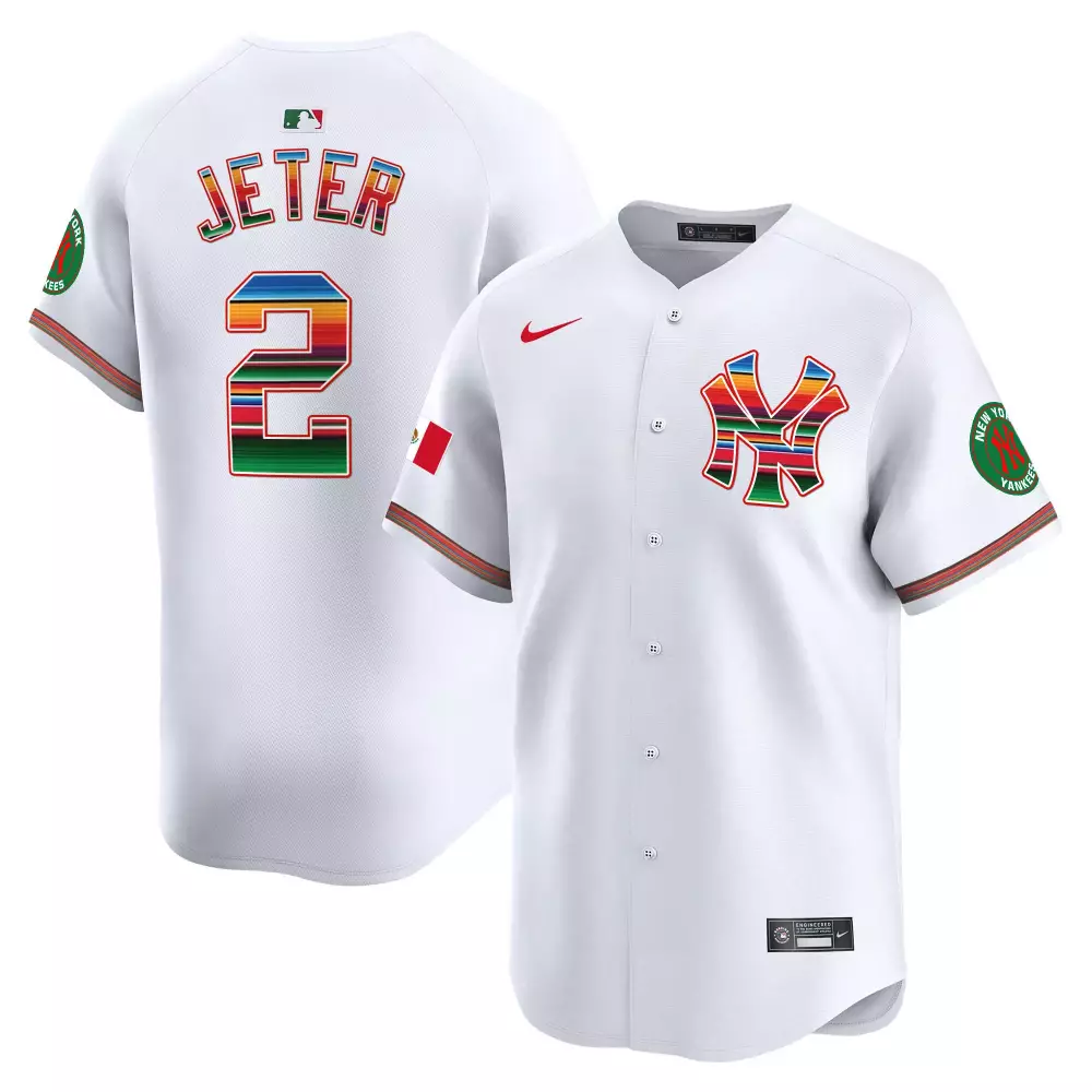 Derek Jeter Yankees Mexico Jersey | Vapor Premier Limited Edition | For Men, Women & Youth