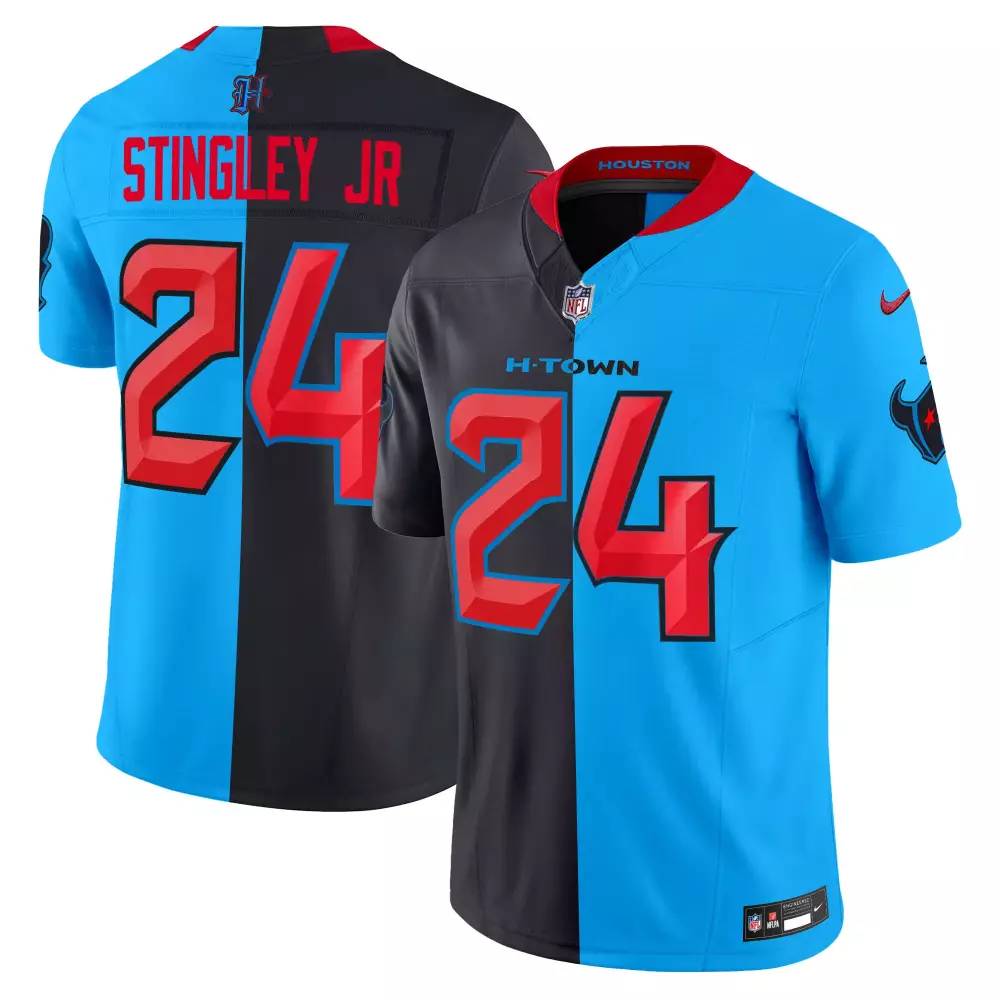 Derek Stingley Jr. Split Men's Texans 2024 Vapor Limited Jersey V2 | All Stitched | Stylish Fan Gear | For Men, Women & Youth