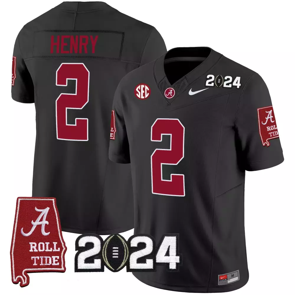 derrick henry black gold mens alabama crimson tide national champions patch white gold black gold jersey all stitched