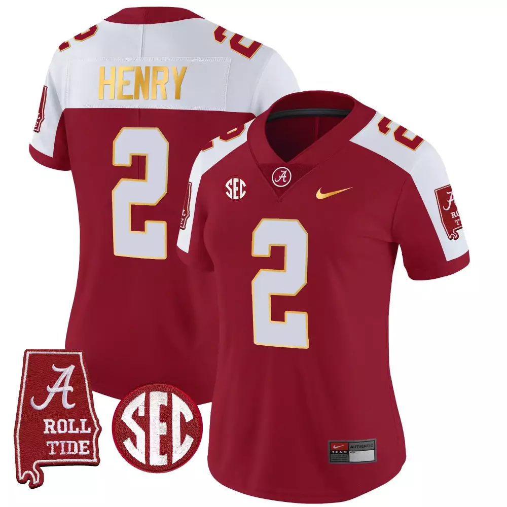 derrick henry crimson alternate mens alabama crimson tide rose bowl patch vapor limited jersey all stitched