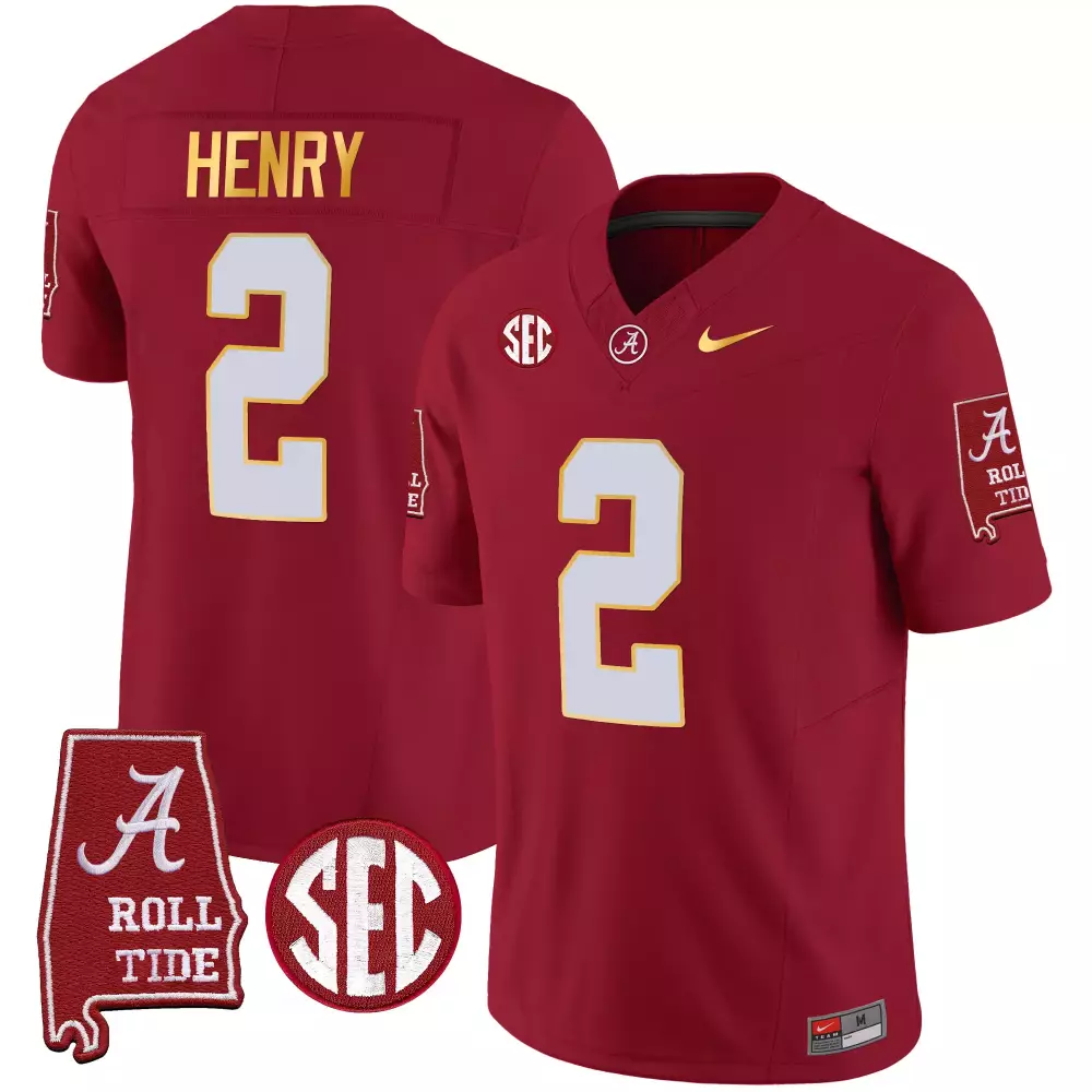 derrick henry crimson alternate youths alabama crimson tide vapor limited jersey v5 alabama map all stitched