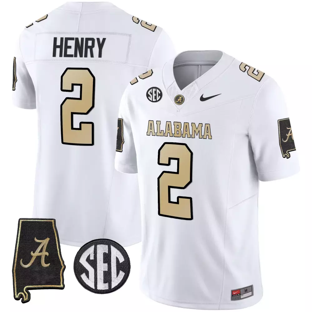 derrick henry white mens alabama crimson tide vapor limited jersey v2 alabama map all stitched
