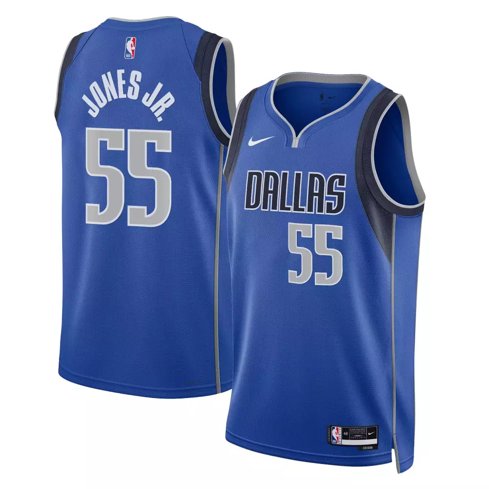 derrick jones jr icon mens dallas mavericks swingman jersey all stitched
