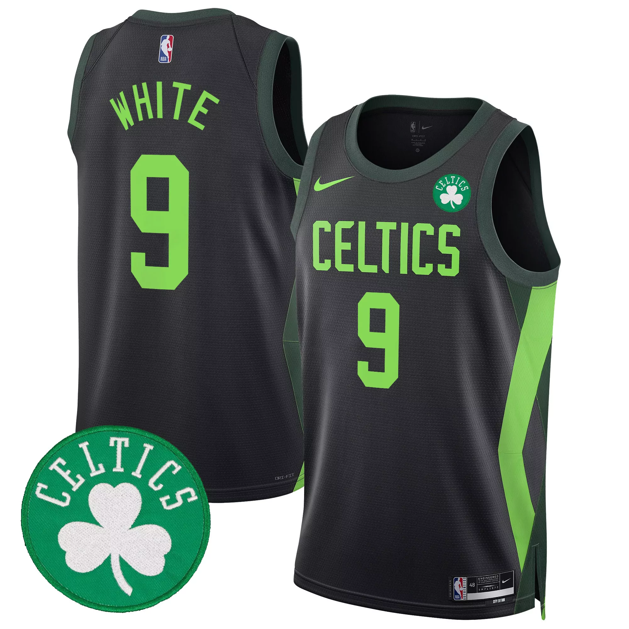 derrick white 2425 city mens boston celtics swingman jersey all stitched