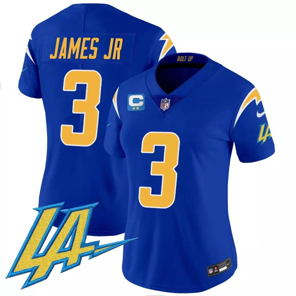 derwin james jr royal womens los angeles chargers vapor limited jersey v2 all stitched