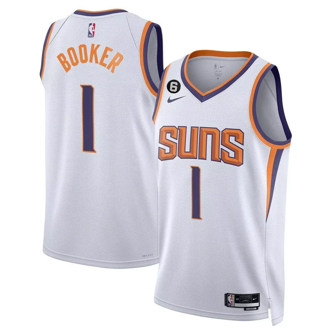 devin booker association mens phoenix suns players swingman jersey all stitched