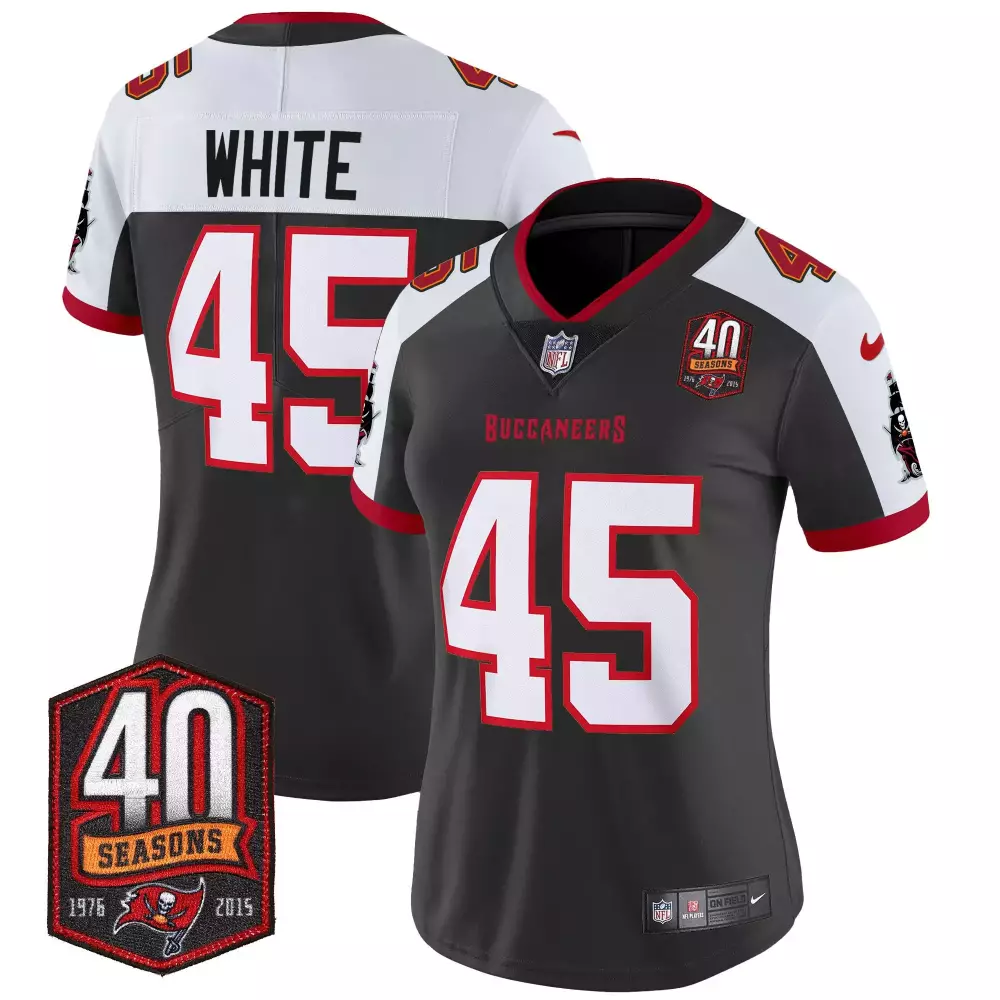 devin white black alternate mens tampa bay buccaneers florida patch vapor limited jersey all stitched