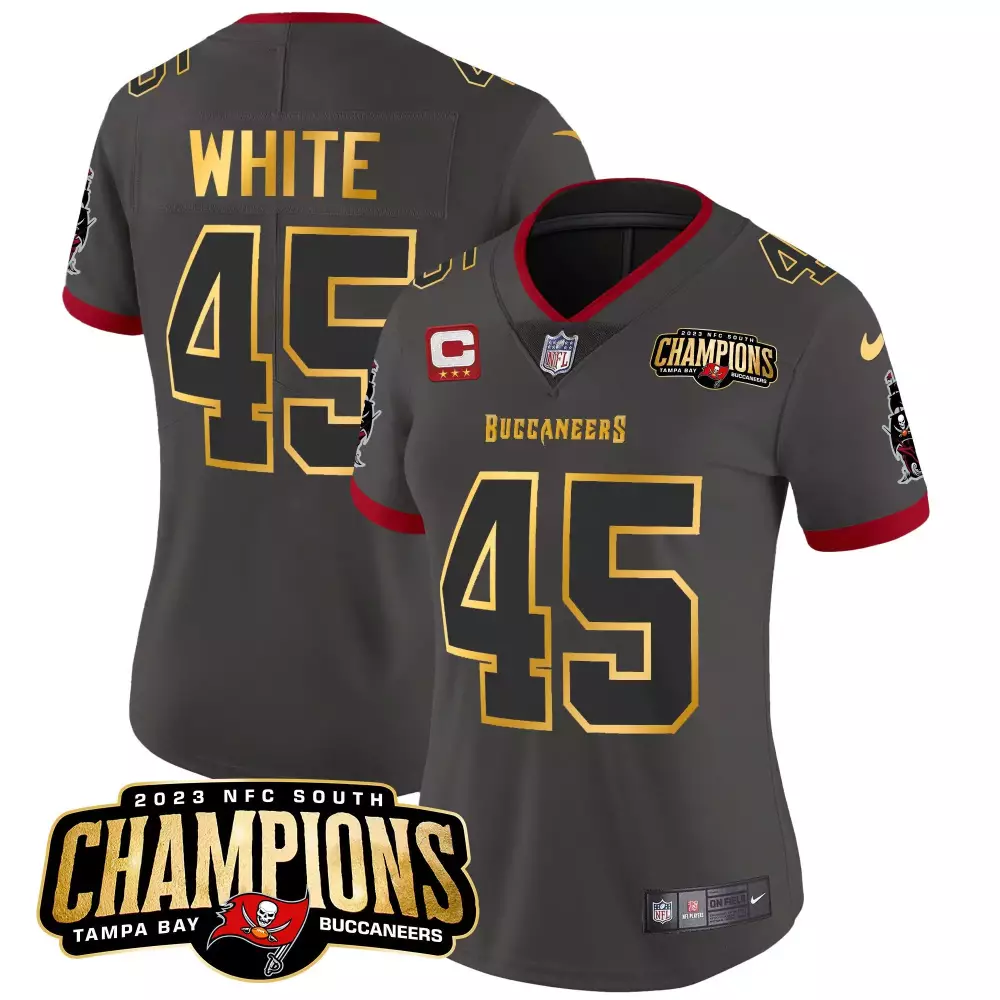 devin white pewter mens tampa bay buccaneers tampa city vapor limited jersey all stitched