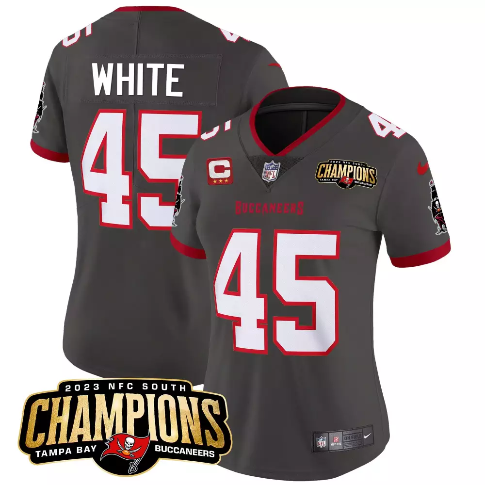 devin white pewter mens tampa bay buccaneers tampa city vapor limited jersey all stitched