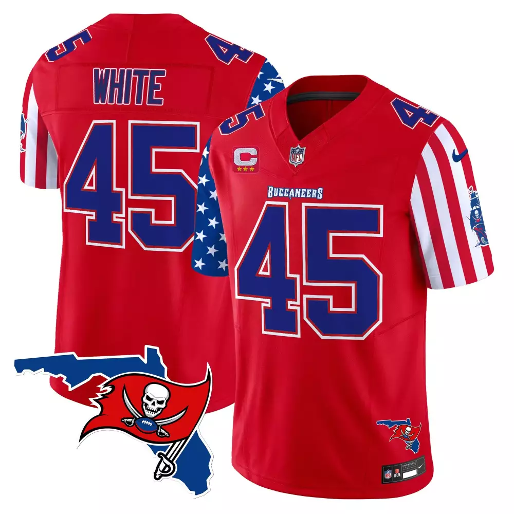 devin white red mens tampa bay buccaneers american style vapor limited jersey all stitched