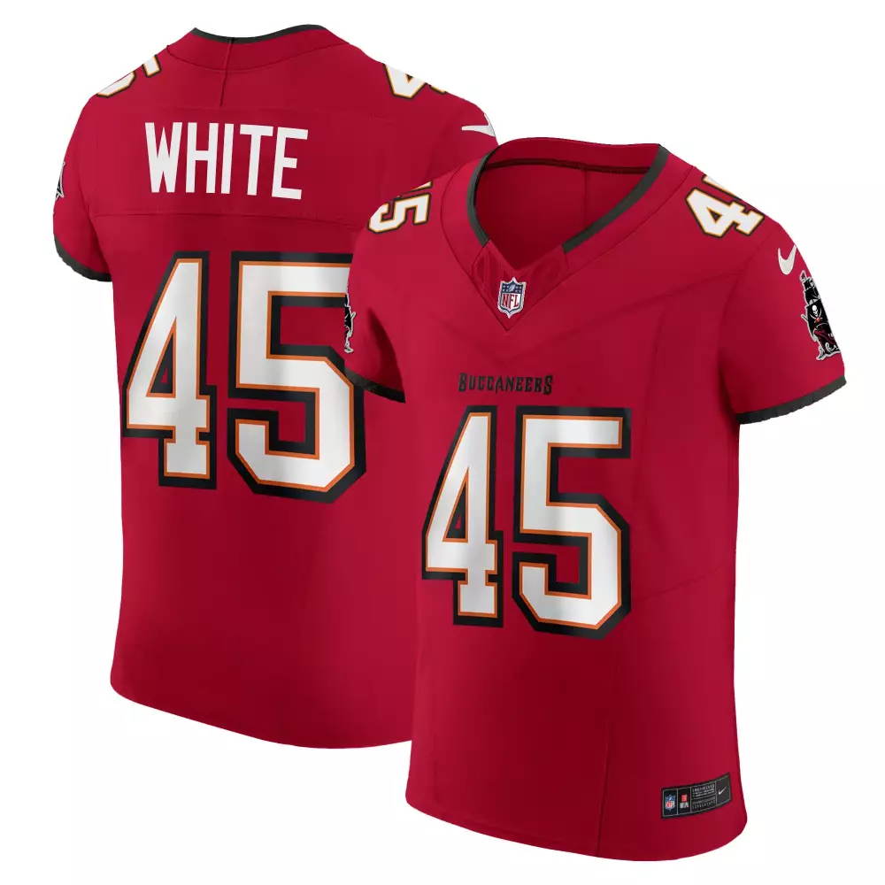 devin white red mens tampa bay buccaneers american style vapor limited jersey all stitched
