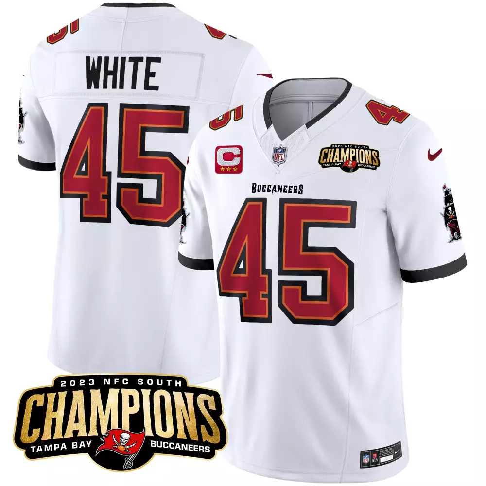 devin white white gold youths tampa bay buccaneers florida patch vapor gold jersey all stitched